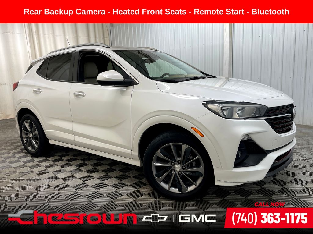 White Frost Tricoat 2020 Buick Encore GX SUV / Crossover All-Wheel Drive 9-Speed Automatic