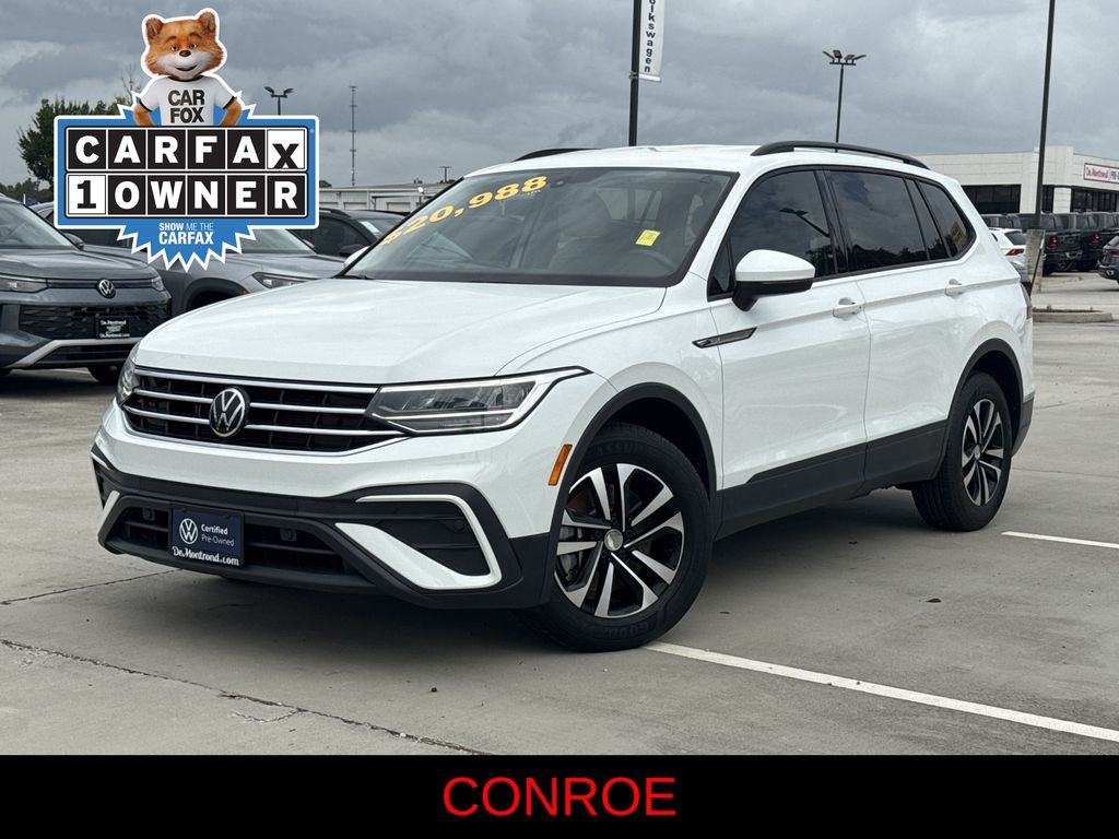2023 Volkswagen Tiguan 2.0T S White at Classic Elite Chevrolet Sugar Land
