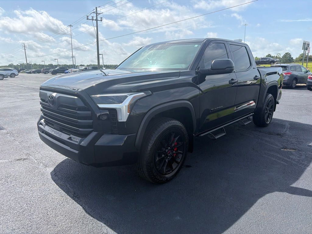 Midnight Black Metallic 2024 Toyota Tundra Pickup Truck Four-Wheel Drive Automatic