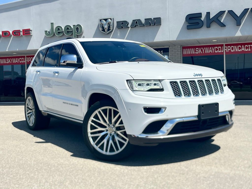 Bright White Clearcoat 2016 Jeep Grand Cherokee Summit 4WD SUV / Crossover Four-Wheel Drive 8-Speed Automatic