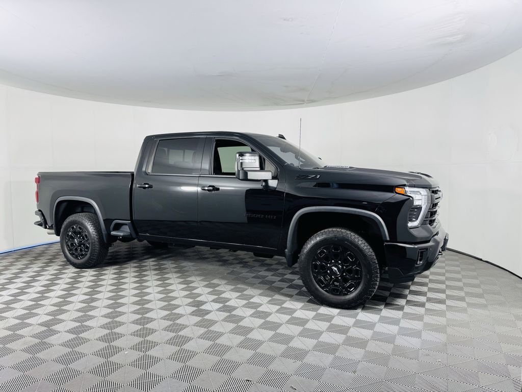 Black 2024 Chevrolet Silverado 2500HD LTZ Crew Cab 4WD Pickup Truck Four-Wheel Drive Automatic