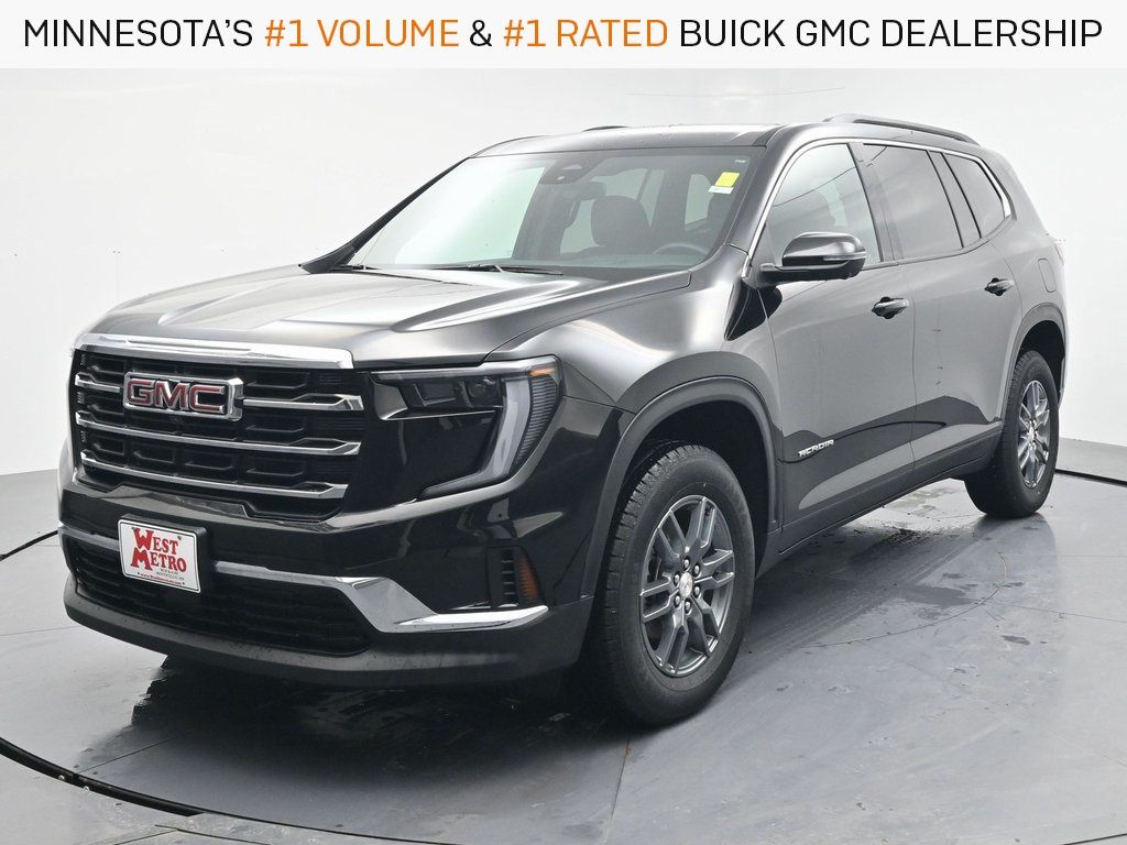Black (Ebony Twilight Metallic) 2025 GMC Acadia SUV / Crossover Four-Wheel Drive 8-Speed Automatic