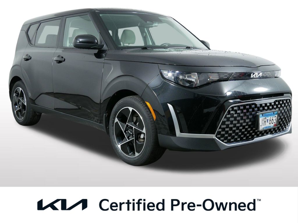 Fusion Black 2023 Kia Soul EX FWD SUV / Crossover Front-Wheel Drive Continuously Variable Transmission