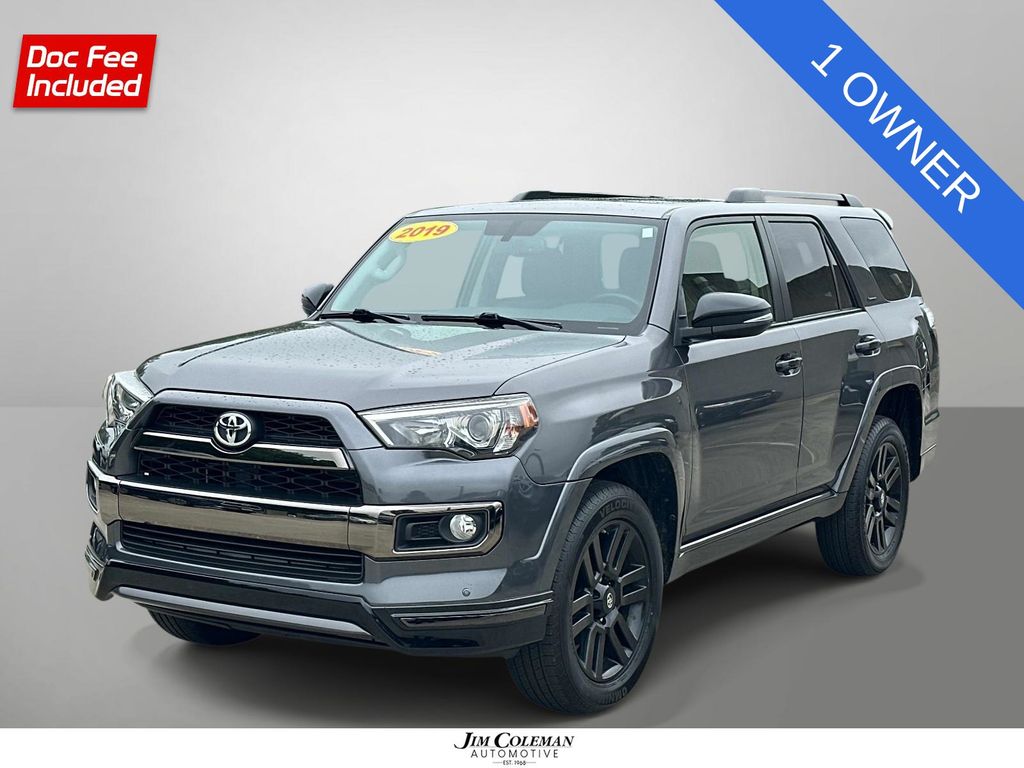 Magnetic Gray Metallic 2019 Toyota 4Runner SUV / Crossover All-Wheel Drive 5-Speed Automatic Overdrive
