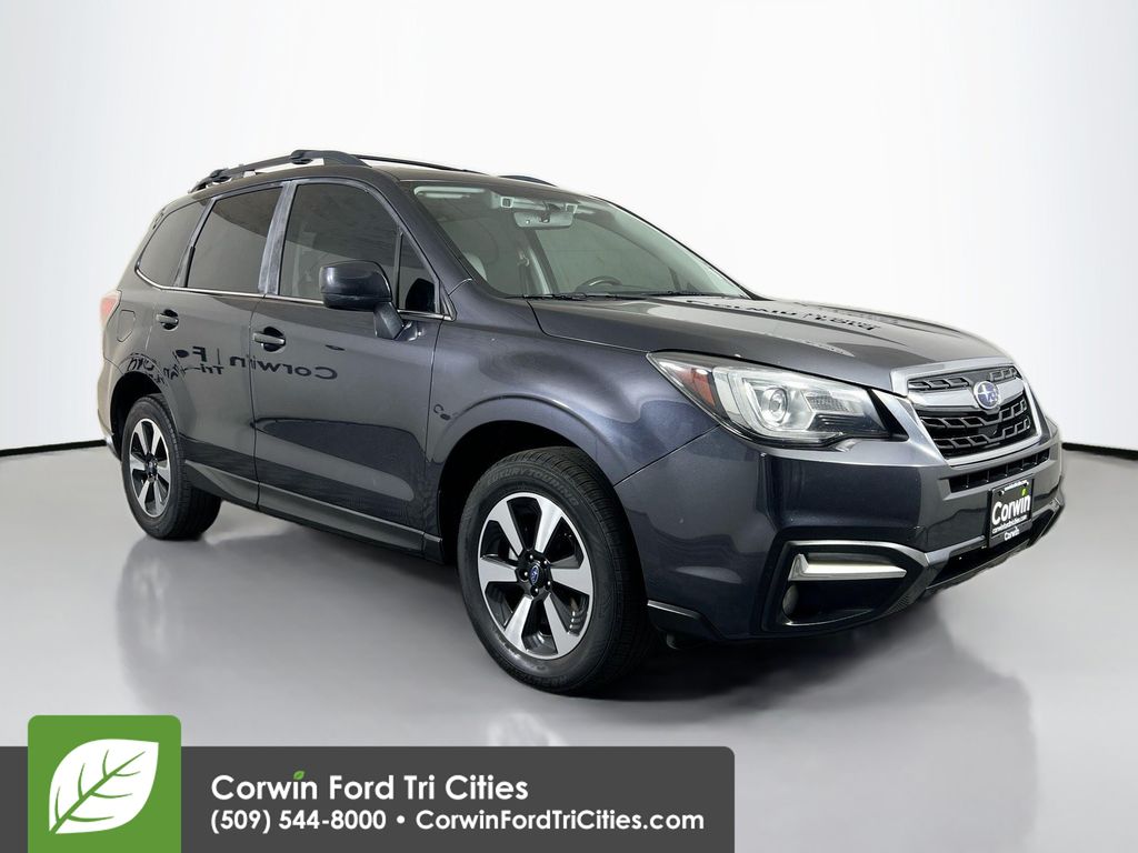 Dark Gray Metallic 2018 Subaru Forester SUV / Crossover All-Wheel Drive Continuously Variable Transmission