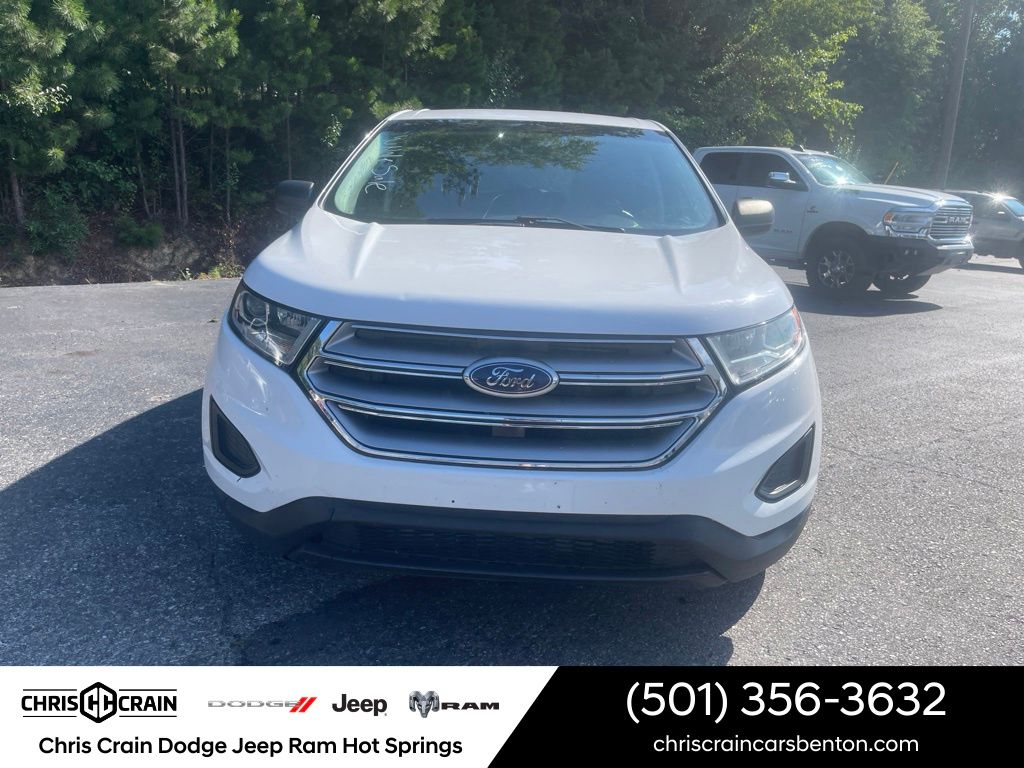 Oxford White 2018 Ford Edge SUV / Crossover Front-Wheel Drive 6-Speed Automatic