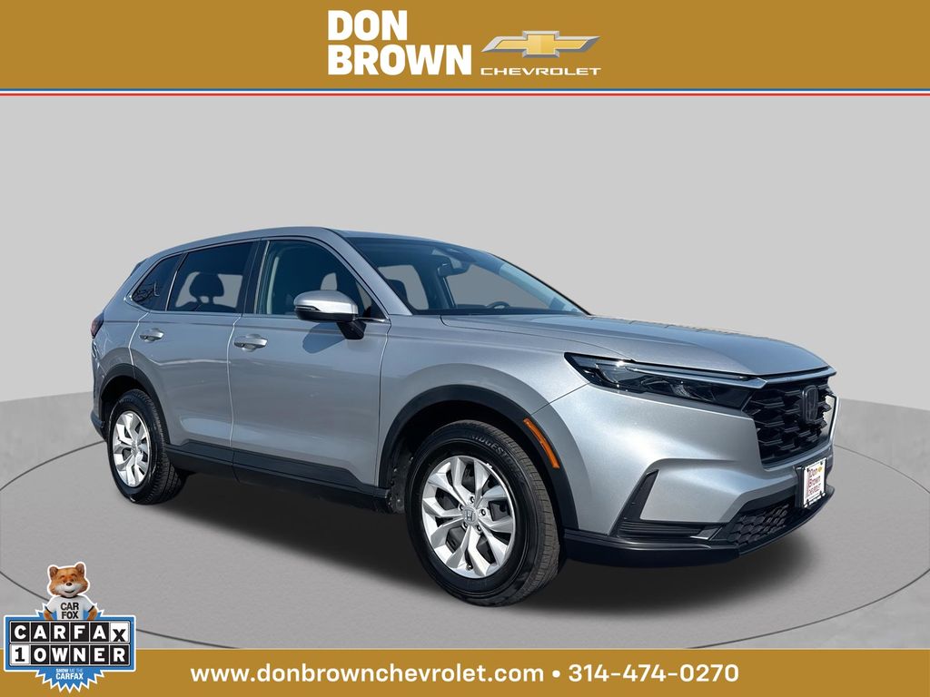 Solar Silver Metallic 2025 Honda CR-V SUV / Crossover All-Wheel Drive Continuously Variable Transmission