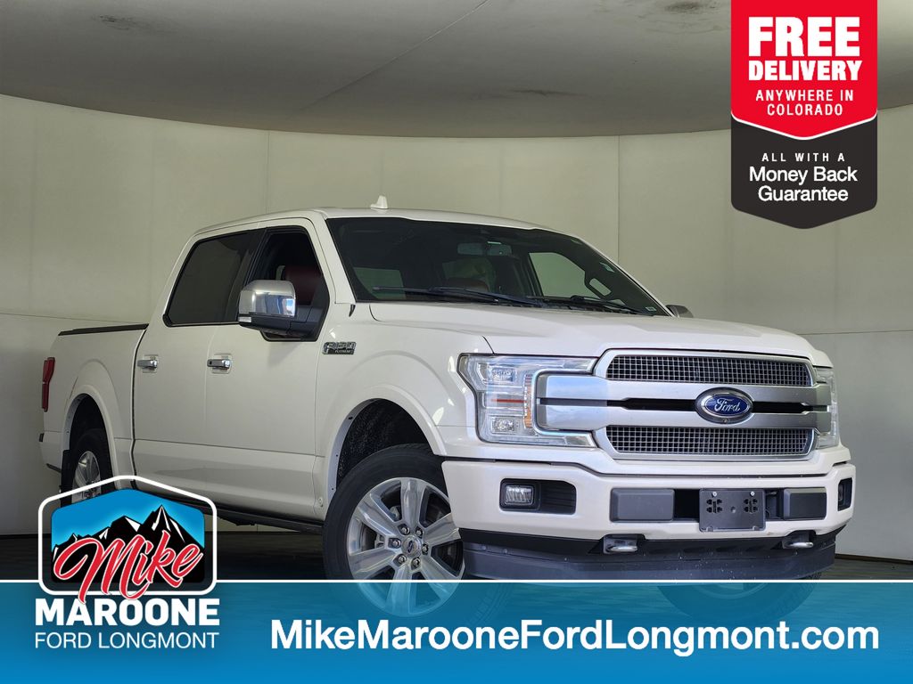 White 2018 Ford F-150 Pickup Truck Four-Wheel Drive Automatic