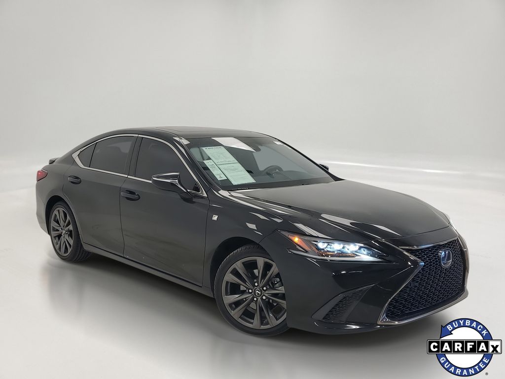Black 2021 Lexus ES 350 F Sport FWD Sedan Front-Wheel Drive 8-Speed Automatic