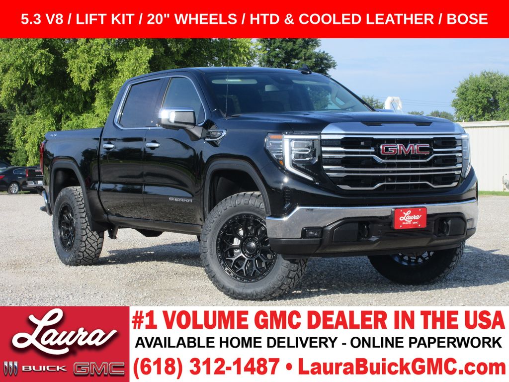 Onyx Black 2026 GMC Sierra 1500 Pickup Truck Four-Wheel Drive Automatic