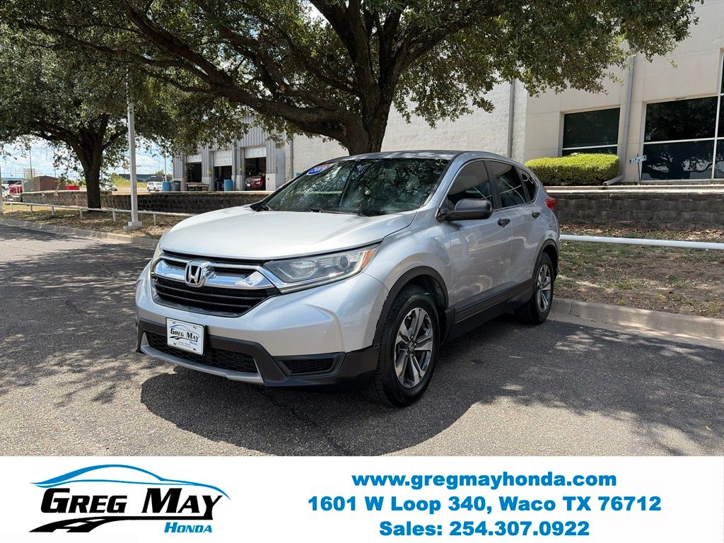 2019 Honda CR-V LX Silver at Greg May Honda