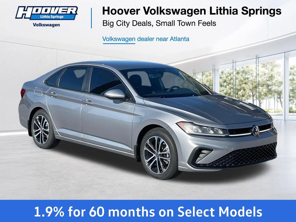 Pyrite Silver Metallic 2026 Volkswagen Jetta Sedan Front-Wheel Drive 8-Speed Automatic