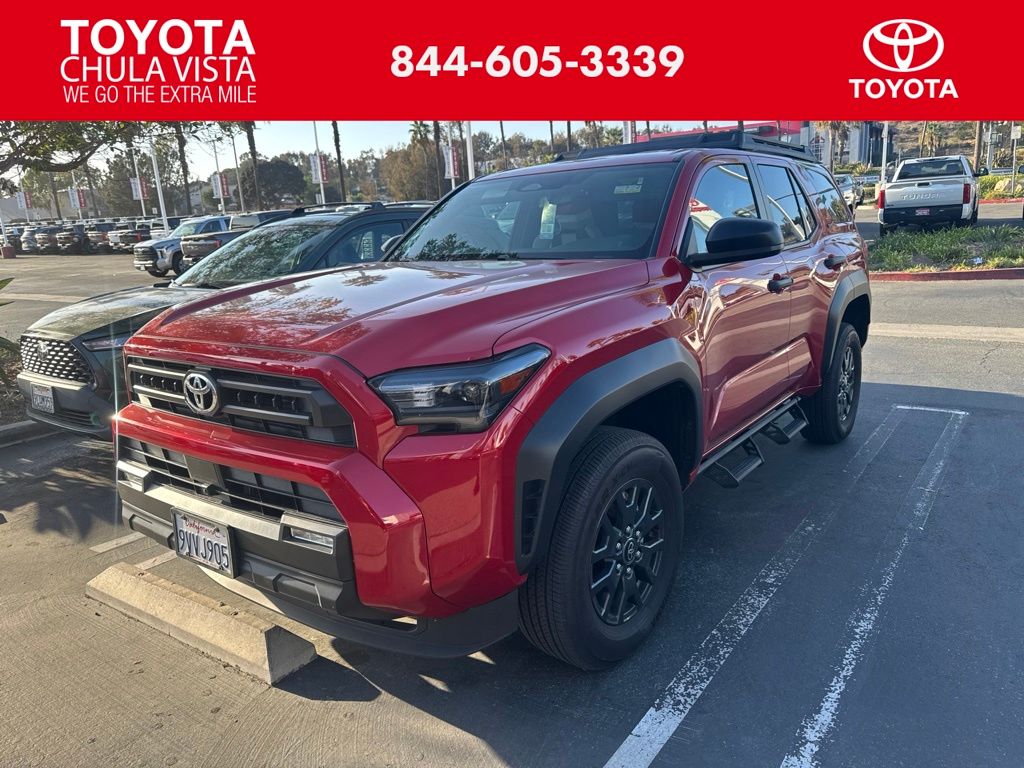 Supersonic Red 2025 Toyota 4Runner SUV / Crossover Four-Wheel Drive 8-Speed Automatic