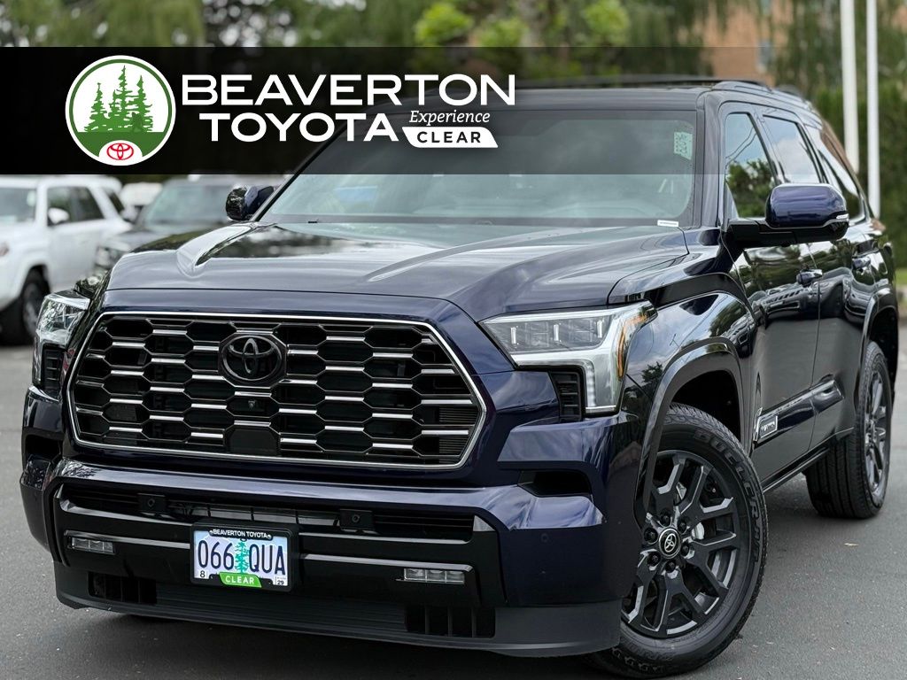 Blueprint 2025 Toyota Sequoia Platinum 4WD SUV / Crossover Four-Wheel Drive Automatic