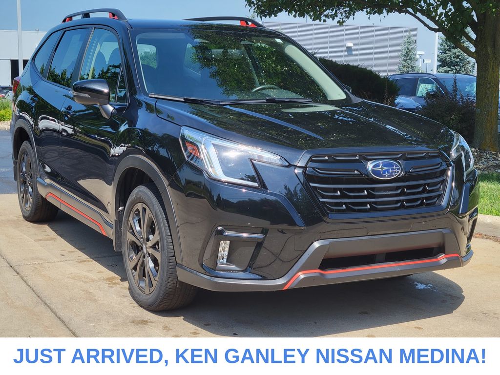 Crystal Black Silica 2023 Subaru Forester SUV / Crossover All-Wheel Drive Continuously Variable Transmission