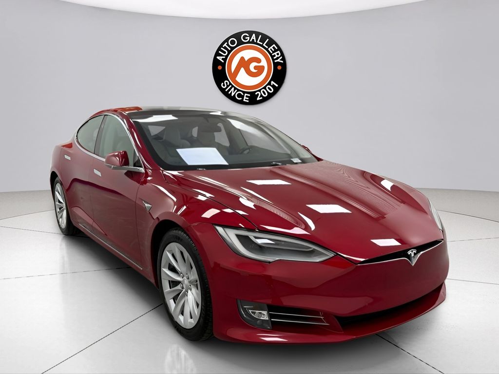 Red Multi-Coat 2018 Tesla Model S 100D AWD Sedan All-Wheel Drive 1-Speed Automatic