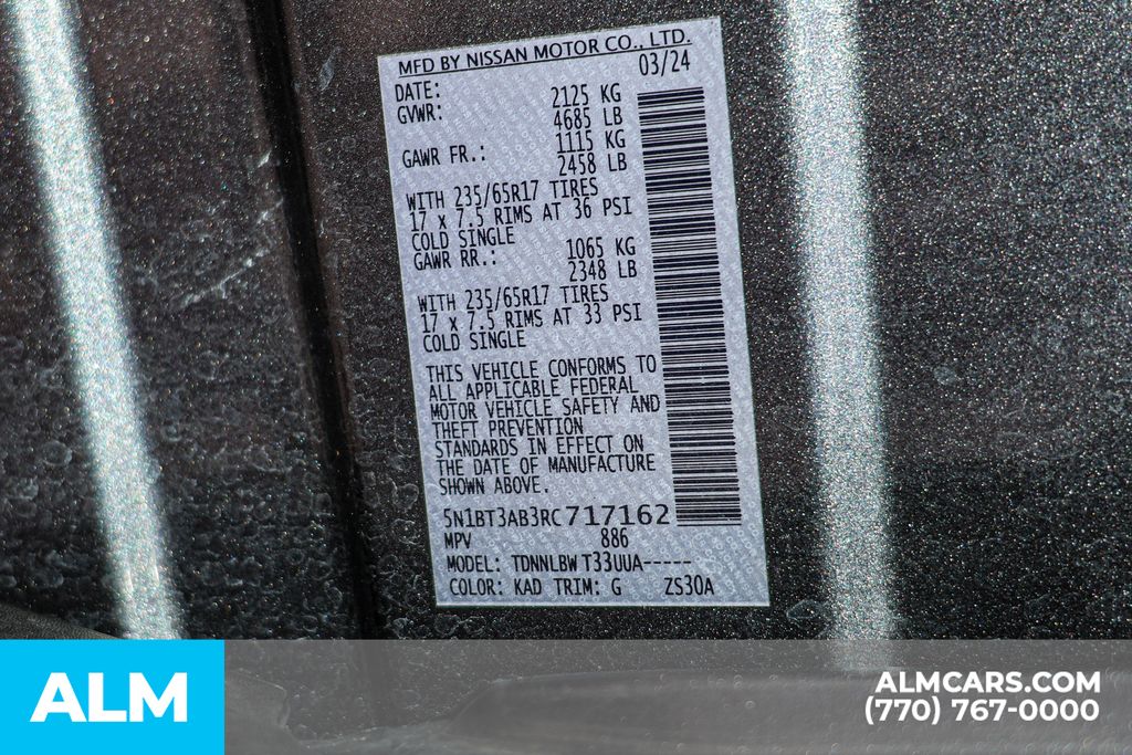 Used 2024 Gray Nissan S image 57