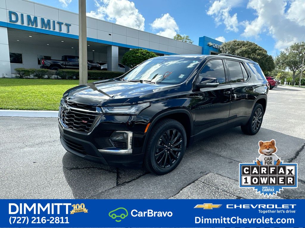Mosaic Black Metallic 2023 Chevrolet Traverse SUV / Crossover Front-Wheel Drive 9-Speed Automatic