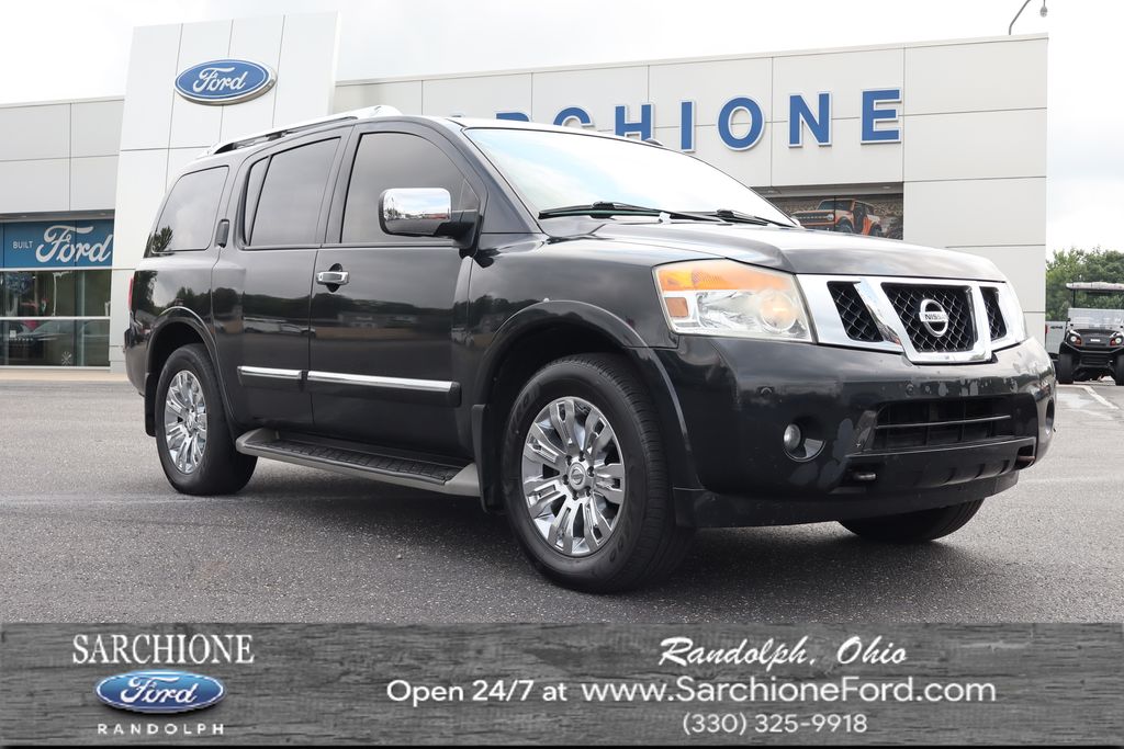 Black 2015 Nissan Armada SUV / Crossover Four-Wheel Drive 5-Speed Automatic Overdrive