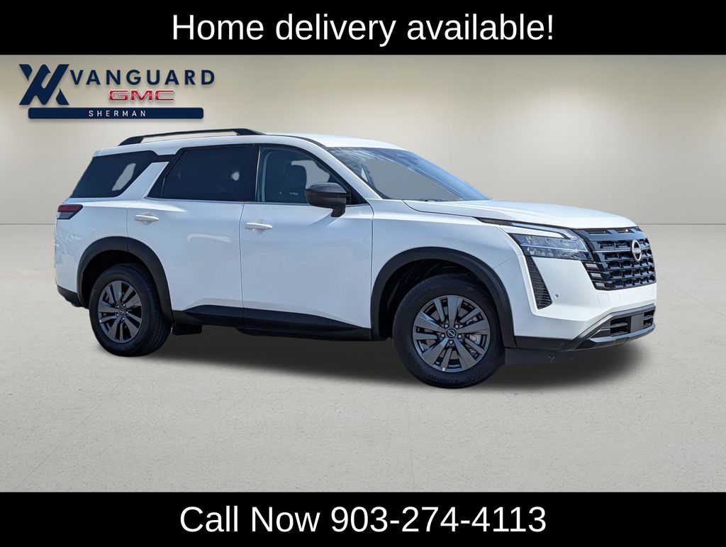 Glacier White 2026 Nissan Pathfinder SUV / Crossover Front-Wheel Drive 9-Speed Automatic
