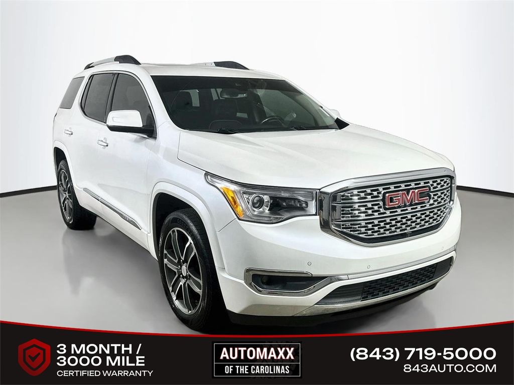 White Frost Tricoat 2017 GMC Acadia SUV / Crossover Four-Wheel Drive 6-Speed Automatic