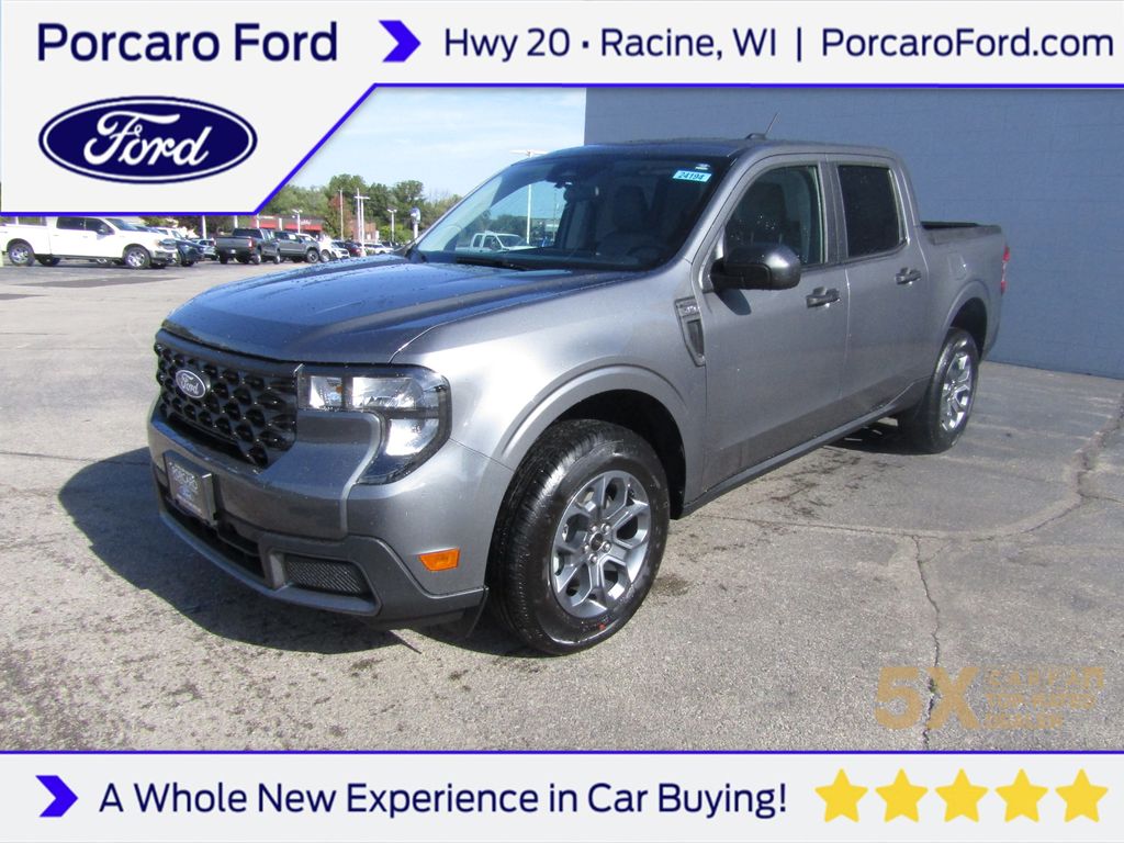 Carbonized Gray Metallic 2025 Ford Maverick XLT SuperCrew FWD Pickup Truck Front-Wheel Drive Continuously Variable Transmission