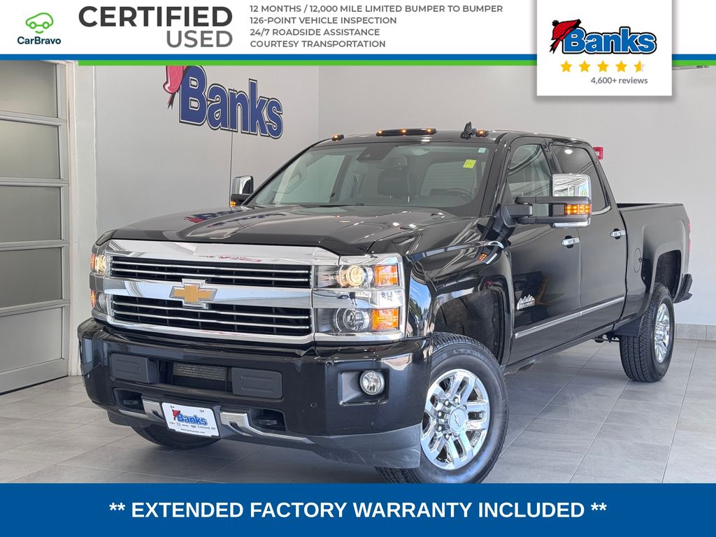 Black 2017 Chevrolet Silverado 3500HD Pickup Truck Four-Wheel Drive 6-Speed Automatic Overdrive
