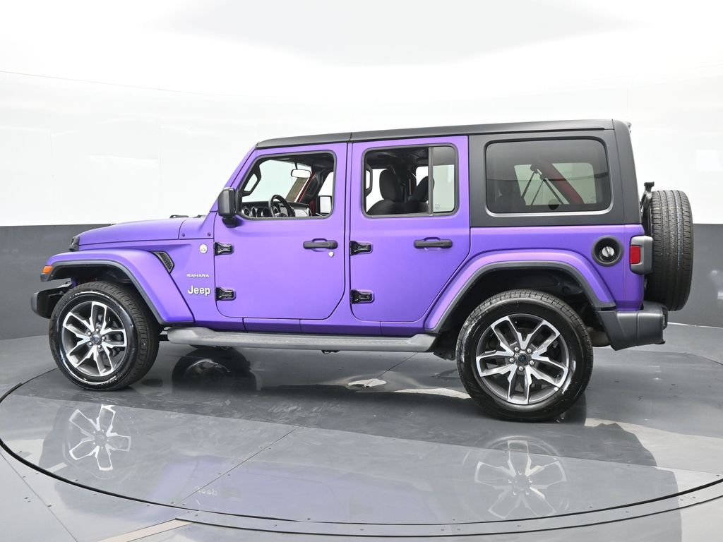 Used 2019 Jeep Wrangler Unlimited Sahara with VIN 1C4HJXEN3KW591776 for sale in Miami, FL