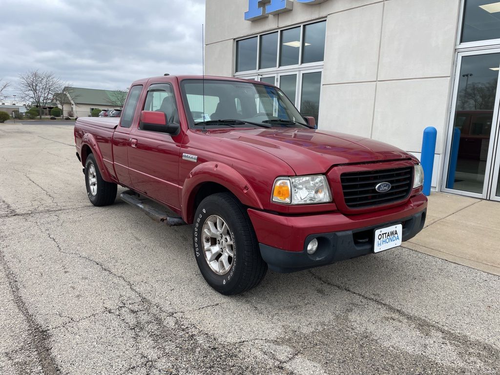 Redfire Clearcoat Metallic 2009 Ford Ranger Sport SuperCab 4Dr 4WD Pickup Truck Four-Wheel Drive 5-Speed Automatic