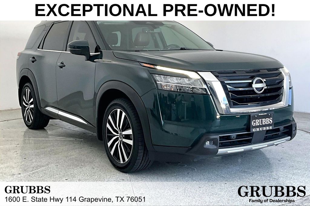 Black (Obsidian Green Pearl) 2023 Nissan Pathfinder SUV / Crossover Front-Wheel Drive 9-Speed Automatic