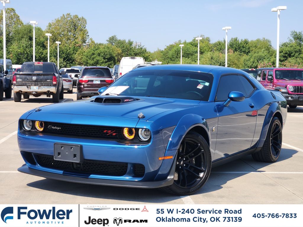 Blue (Frostbite) 2023 Dodge Challenger Coupe Rear-Wheel Drive 8-Speed Automatic