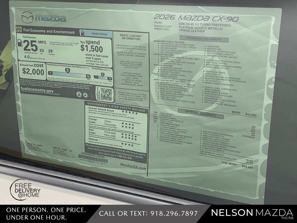 New 2026 Silver Mazda 3.3 Turbo Preferred image 17