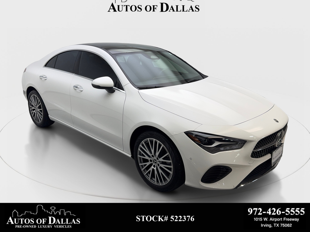 White 2025 Mercedes-Benz CLA Coupe Front-Wheel Drive 8-Speed Dual Clutch