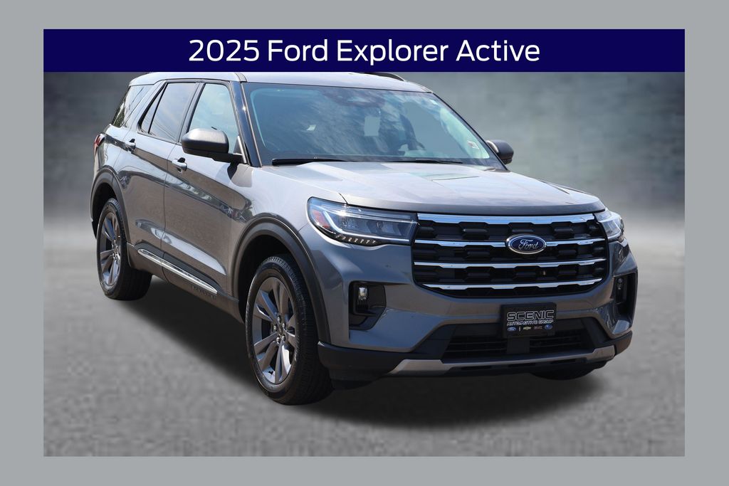 Gray Metallic 2025 Ford Explorer SUV / Crossover All-Wheel Drive Automatic