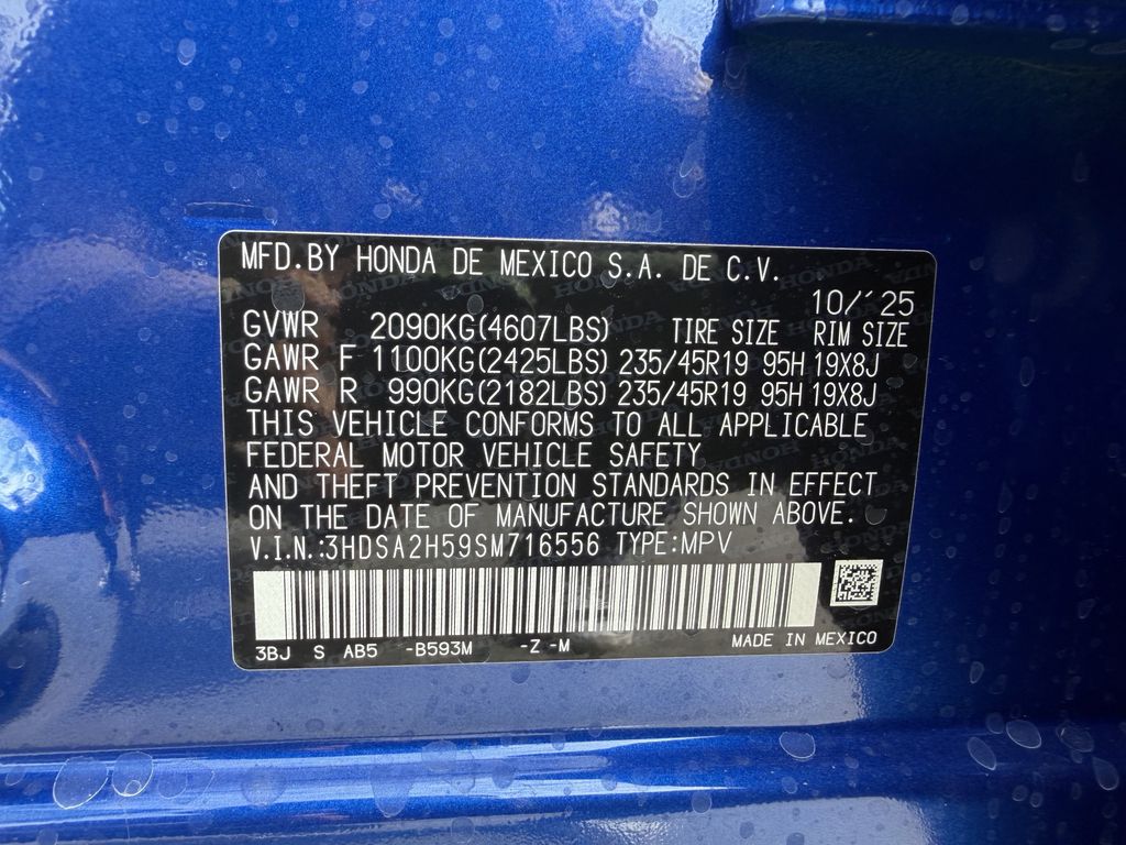 new 2025 Acura ADX car, priced at $39,750