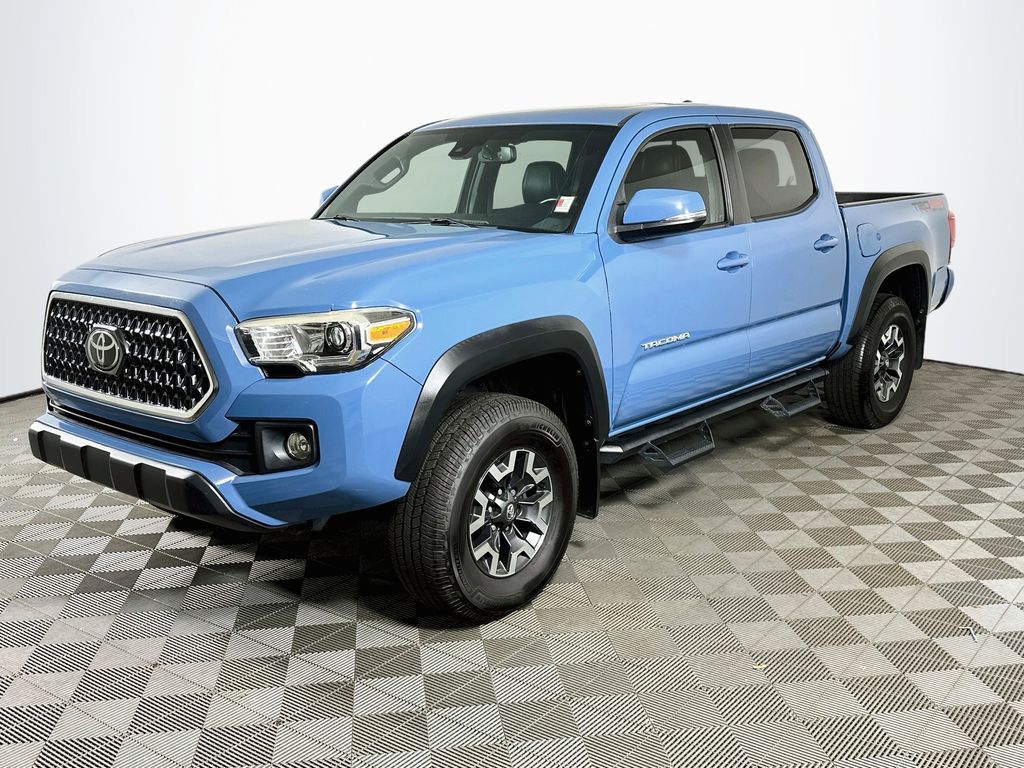 Cavalry Blue 2019 Toyota Tacoma Pickup Truck Four-Wheel Drive 6-Speed Automatic