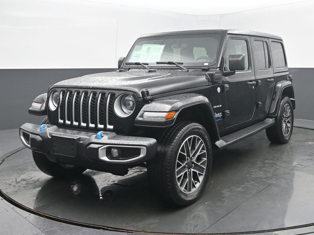 Black Clearcoat 2023 Jeep Wrangler 4xe SUV / Crossover Four-Wheel Drive 8-Speed Automatic
