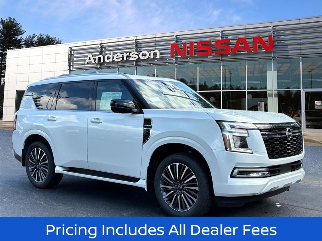 Everest White Pearl Tricoat 2026 Nissan Armada SUV / Crossover Four-Wheel Drive 9-Speed Automatic
