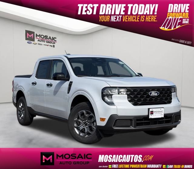 Space White Metallic 2026 Ford Maverick Pickup Truck All-Wheel Drive Continuously Variable Transmission