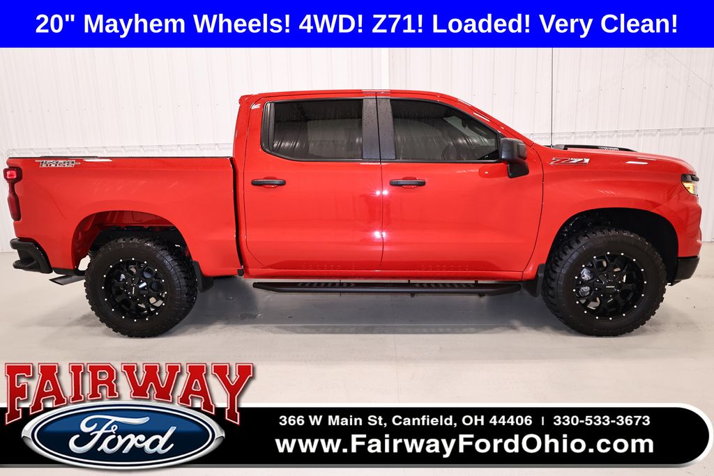Red Hot 2026 Chevrolet Silverado 1500 Pickup Truck Four-Wheel Drive 8-Speed Automatic