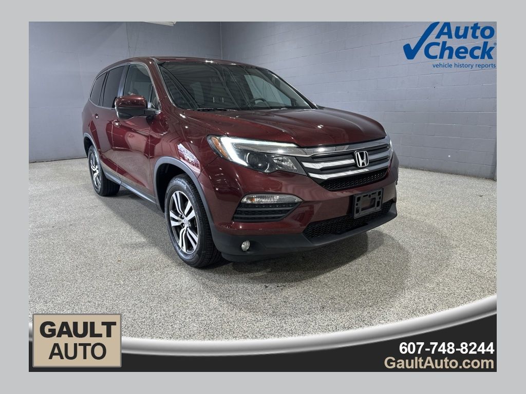 Red (Deep Scarlet Pearl) 2018 Honda Pilot SUV / Crossover All-Wheel Drive 6-Speed Automatic