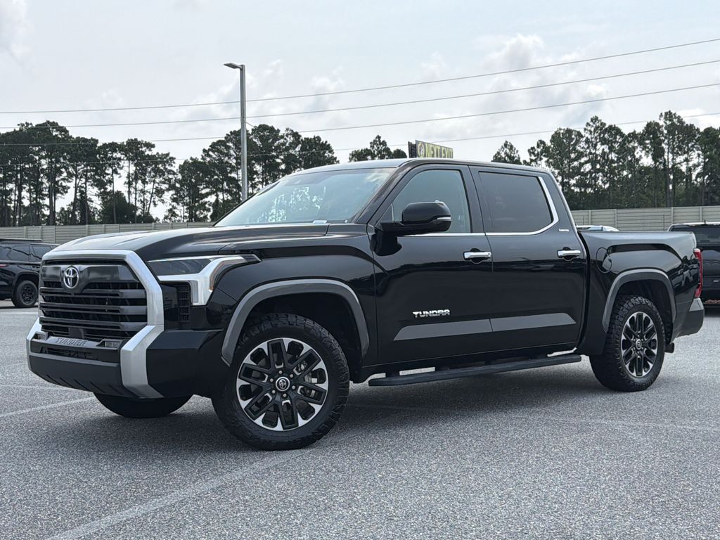 Midnight Black Metallic 2023 Toyota Tundra Pickup Truck Four-Wheel Drive Automatic