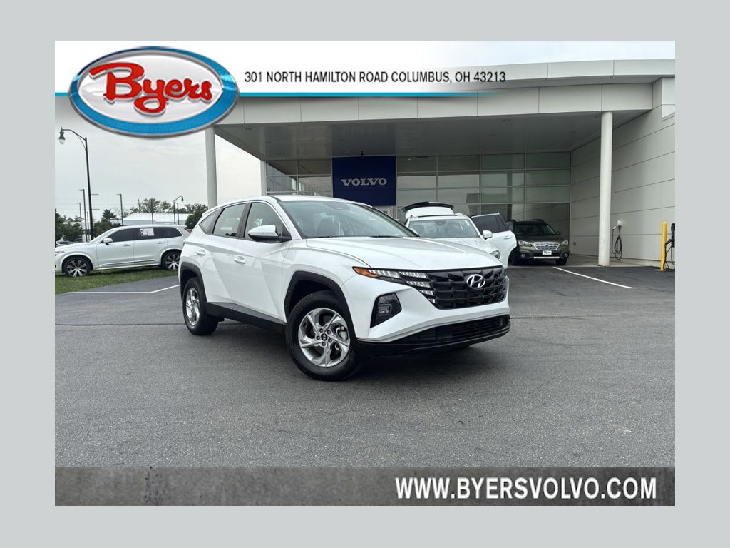 White Pearl 2024 Hyundai Tucson SUV / Crossover All-Wheel Drive 8-Speed Automatic