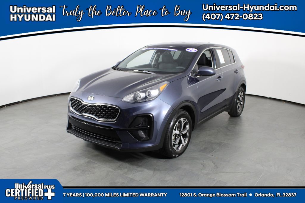 Pacific Blue 2022 Kia Sportage LX FWD SUV / Crossover Front-Wheel Drive 6-Speed Automatic Overdrive