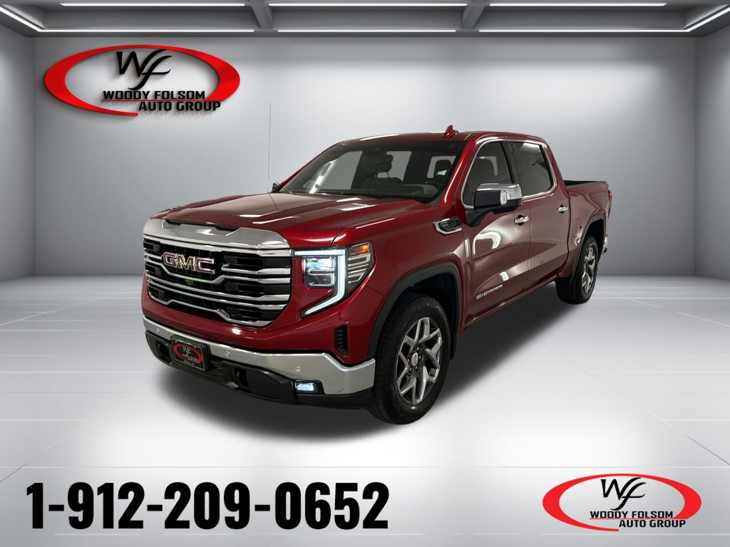 Volcanic Red 2023 GMC Sierra 1500 Pickup Truck Four-Wheel Drive Automatic
