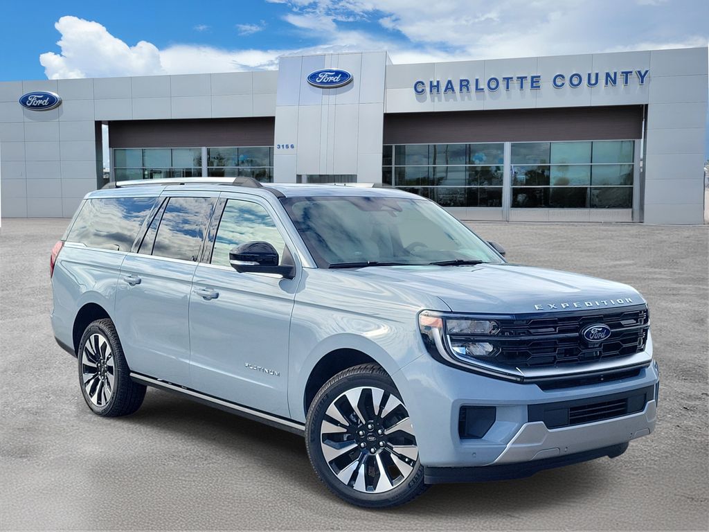 Glacier Gray Metallic Tri-Coat 2026 Ford Expedition MAX Platinum 4WD SUV / Crossover Four-Wheel Drive Automatic