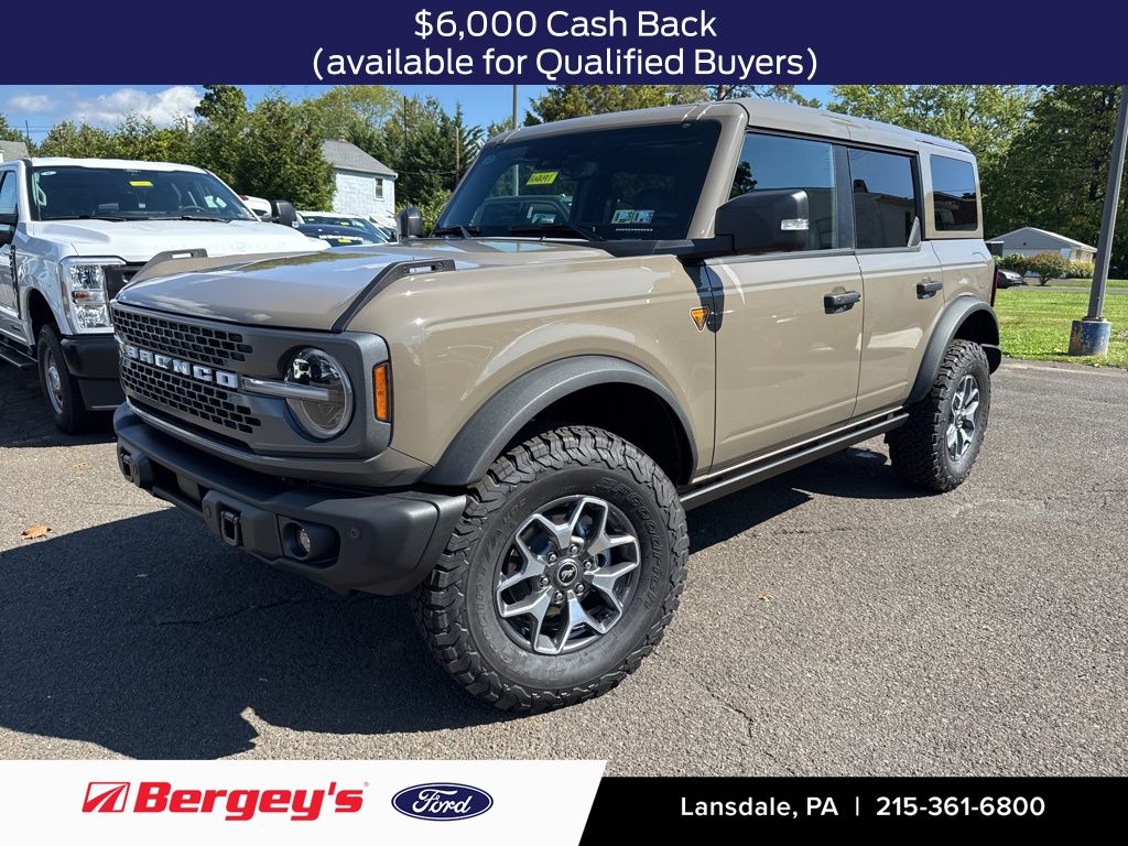 Marsh Gray 2025 Ford Bronco SUV / Crossover Four-Wheel Drive Automatic