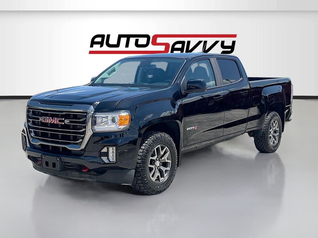 2021 GMC Canyon AT4 w/Leather Black at Wharton Chevrolet GMC
