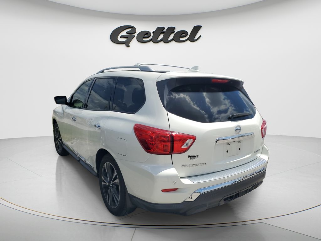 Pearl White Tricoat 2019 Nissan Pathfinder Platinum FWD SUV / Crossover Front-Wheel Drive Continuously Variable Transmission