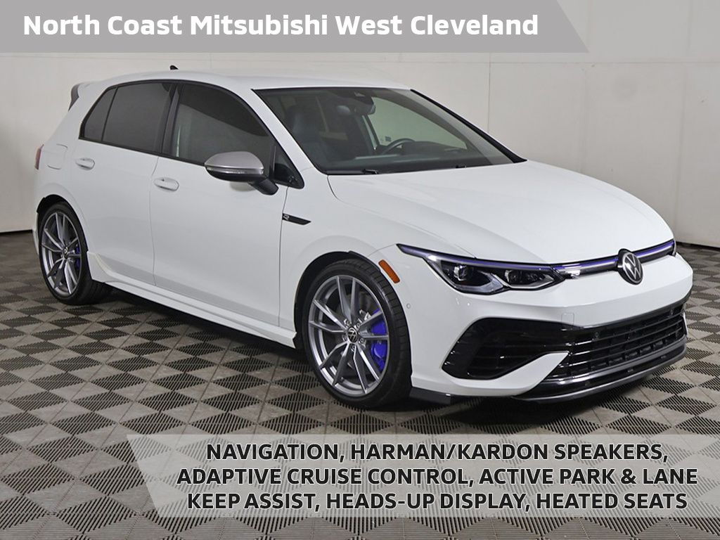 Pure White 2024 Volkswagen Golf R Hatchback All-Wheel Drive 6-Speed Manual